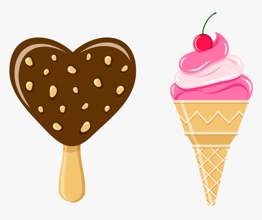 Graphic Royalty Free Download Cone Strawberry Chocolate - Kids Chocolate Clipart, HD Png Download, Free Download