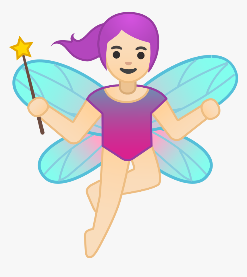 Woman Fairy Light Skin Tone Icon - Hada Emoji, HD Png Download, Free Download