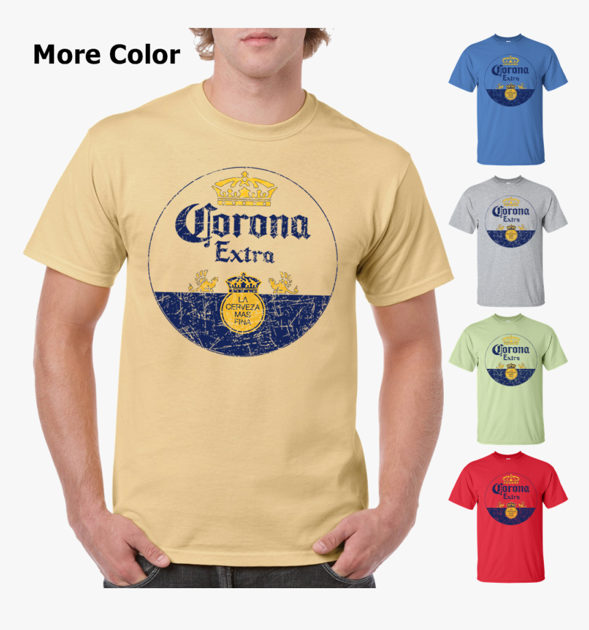 Corona Extra Beer T-shirt - Kaos Polos Warna Mint, HD Png Download, Free Download