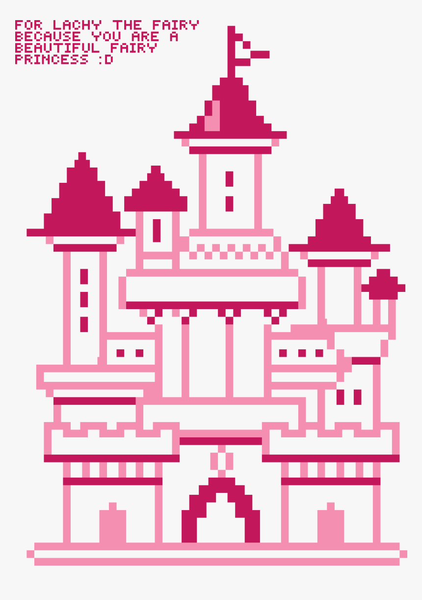 Chateau Disney Pixel Art, HD Png Download, Free Download