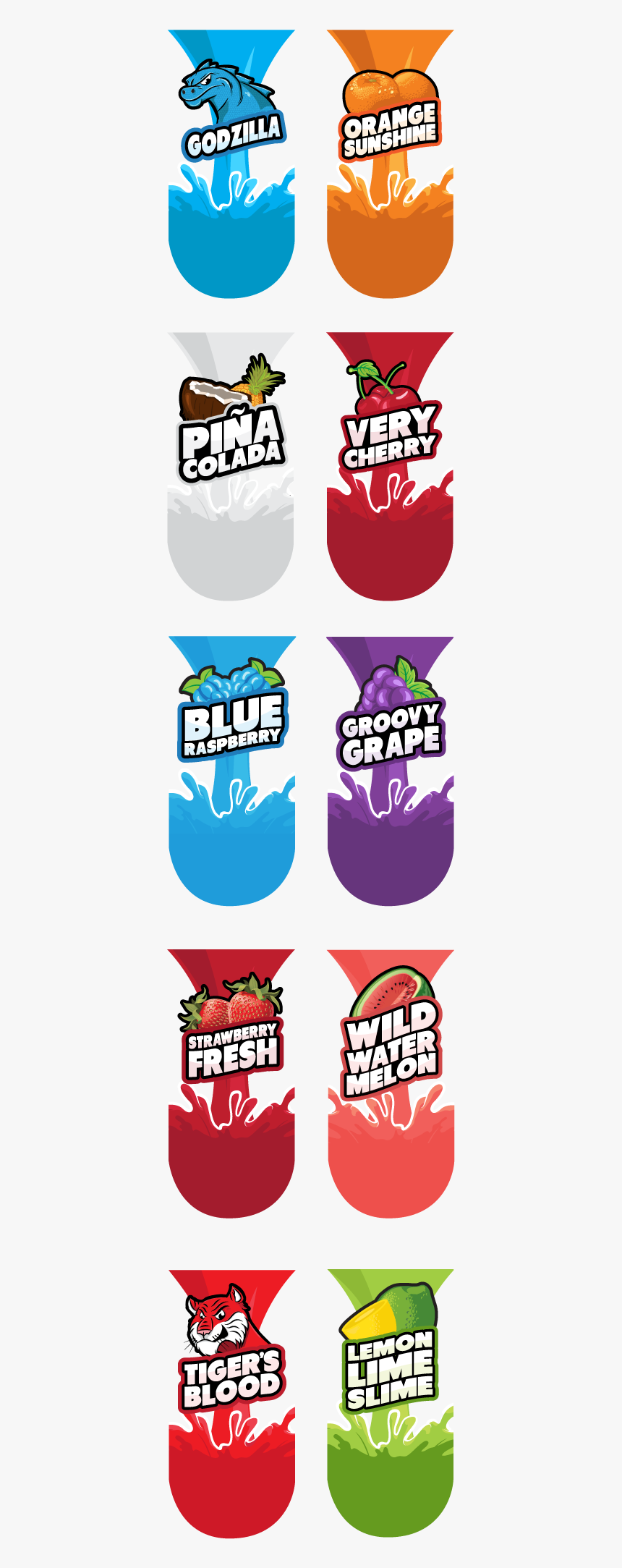 Kona Ice Flavor Logo, HD Png Download, Free Download