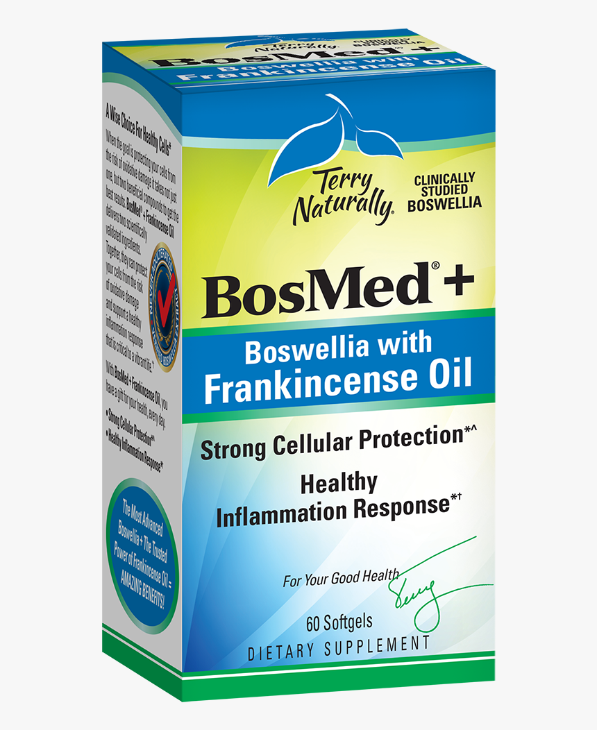 Bosmed® Boswellia With Frankincense Oil - Terry Naturally Bosmed Boswellia With Frankincense, HD Png Download, Free Download