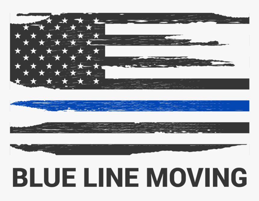 Blue Line Logo-02 - American Flag Made In Usa, HD Png Download, Free Download