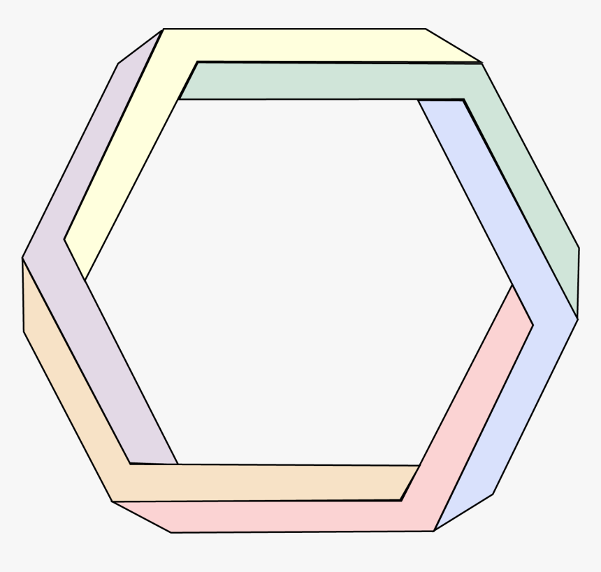 Penrose Triangle Écrou Hexagonal Octagon - Gadget, HD Png Download, Free Download