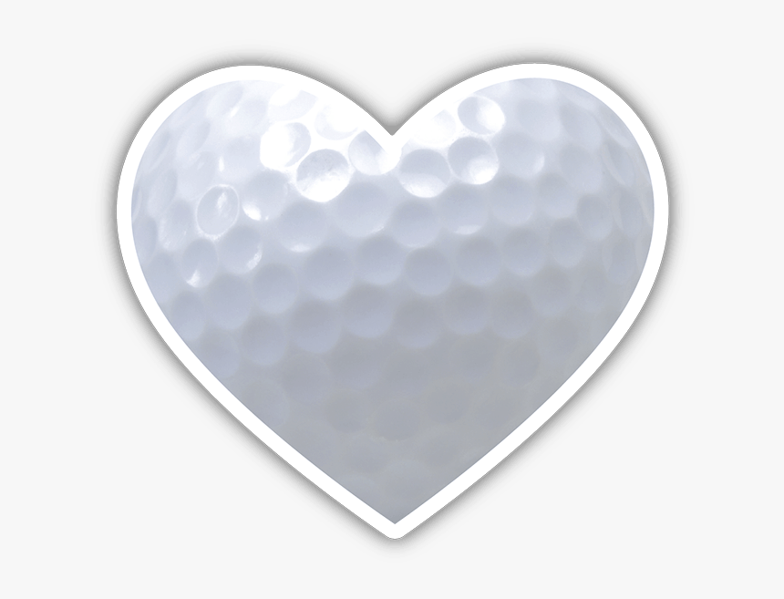 Golf Ball Heart, HD Png Download, Free Download