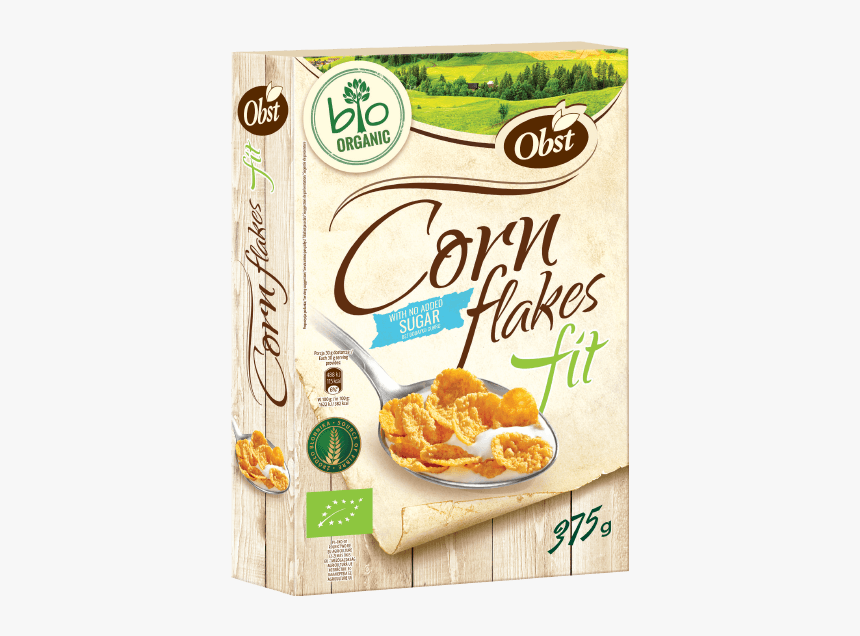 Płatki Fintess Bez Cukru - Corn Flakes Fit, HD Png Download, Free Download