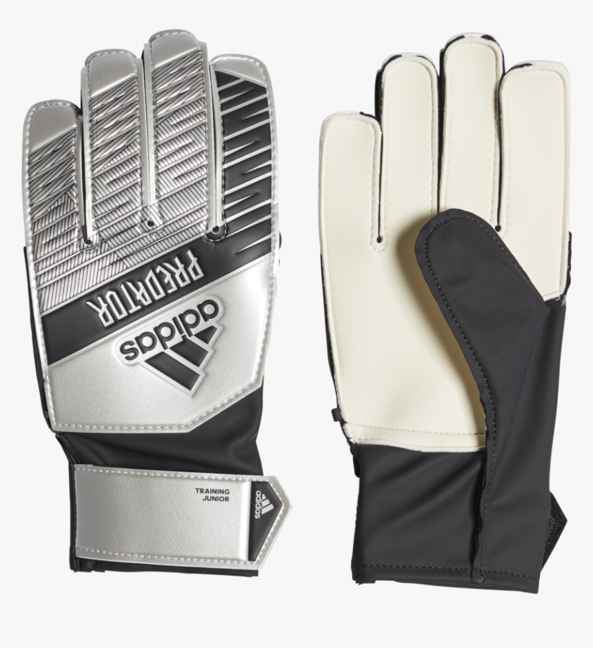 Transparent Goalkeeper Png - Adidas Predator Gloves Silver Trainin Junior, Png Download, Free Download