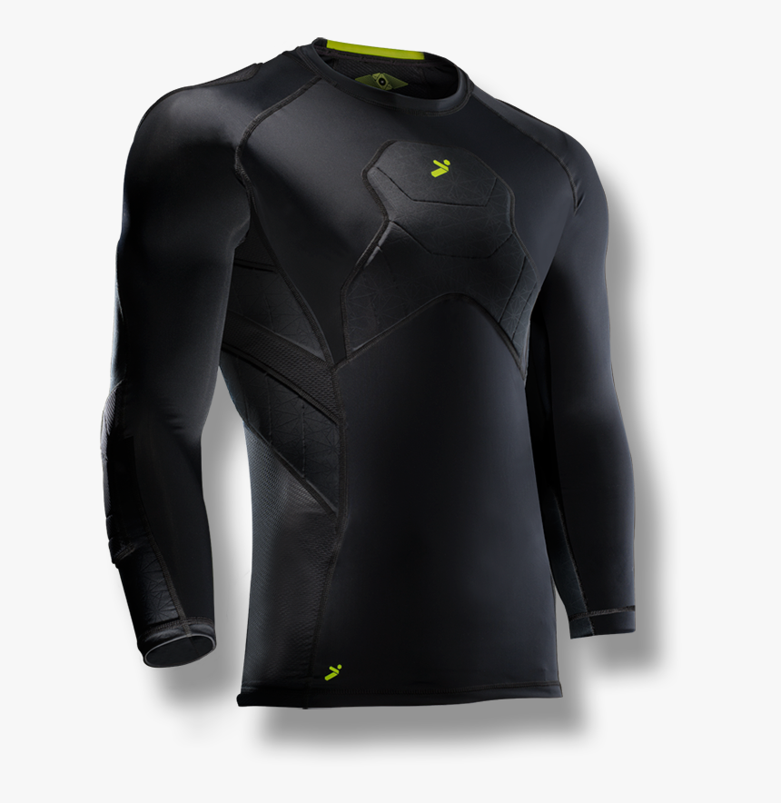 Soccer-goalkeeper Compression Style Shirt With Padded/protection - Storelli Bodyshield 3/4 Goalkeeper Shirt, HD Png Download, Free Download