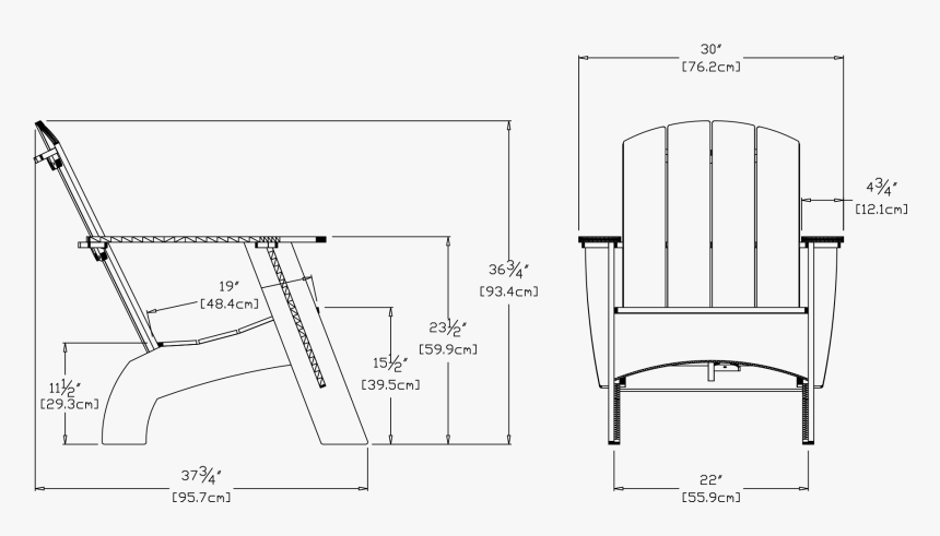 Chair Dimension, HD Png Download, Free Download