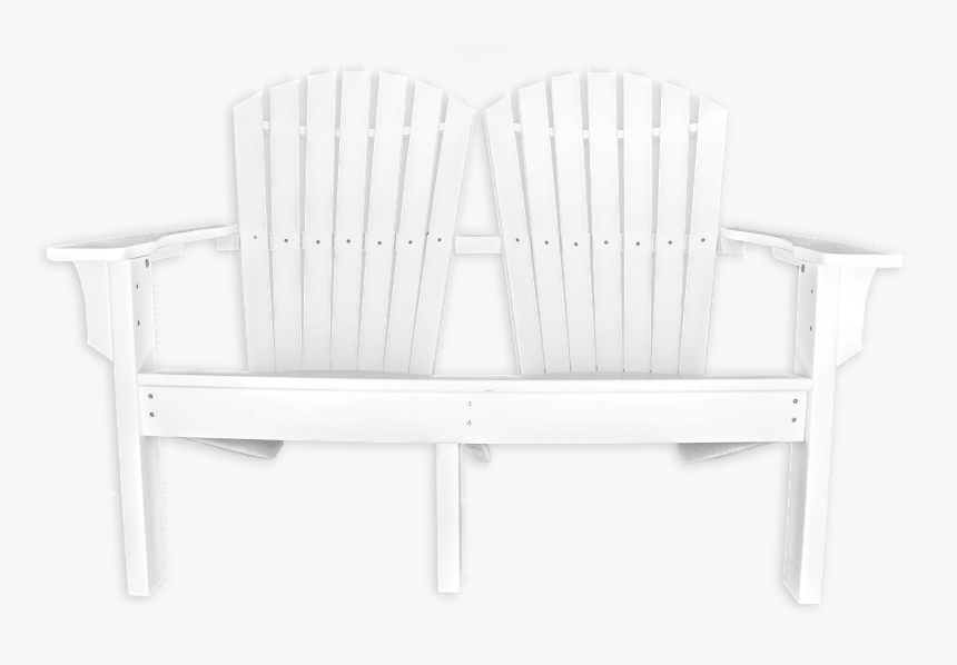 113 Curved Adirondack Loveseat-1 - Outdoor Bench, HD Png Download, Free Download