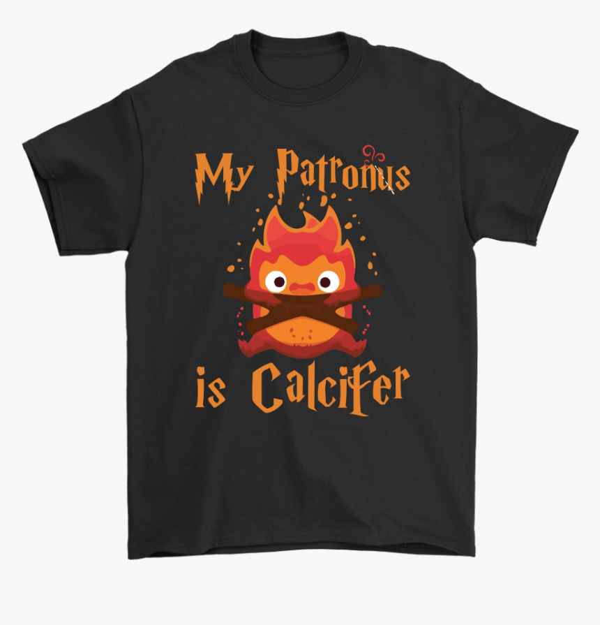 My Patronus Is Calcifer Howl"s Moving Castle X Harry - Baby Shark Diy T Shirt, HD Png Download, Free Download