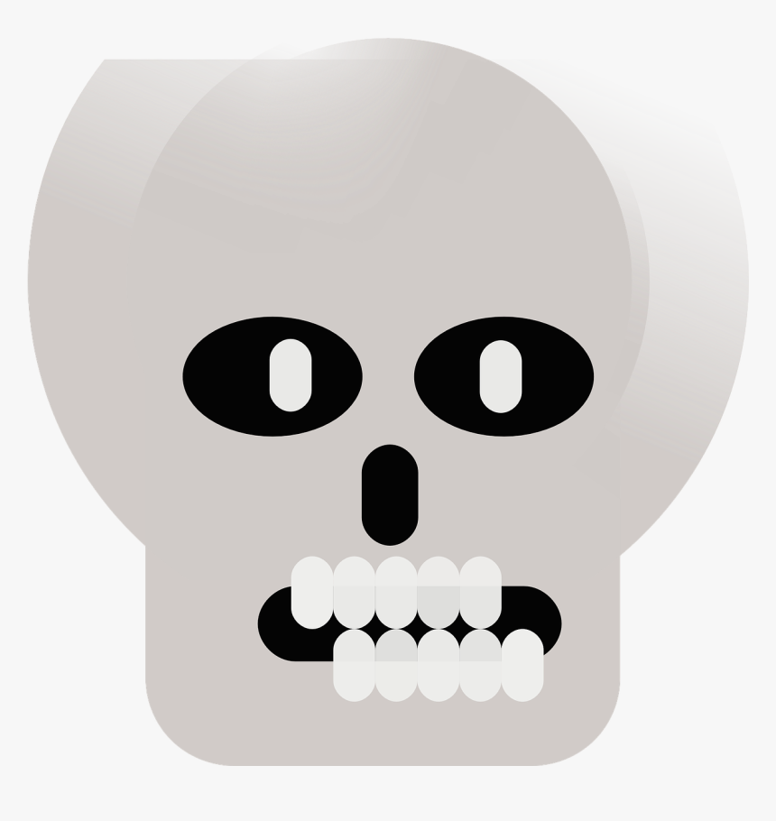Imagenes Animadas De Siluetas Con Cráneo Del Esqueleto, HD Png Download, Free Download