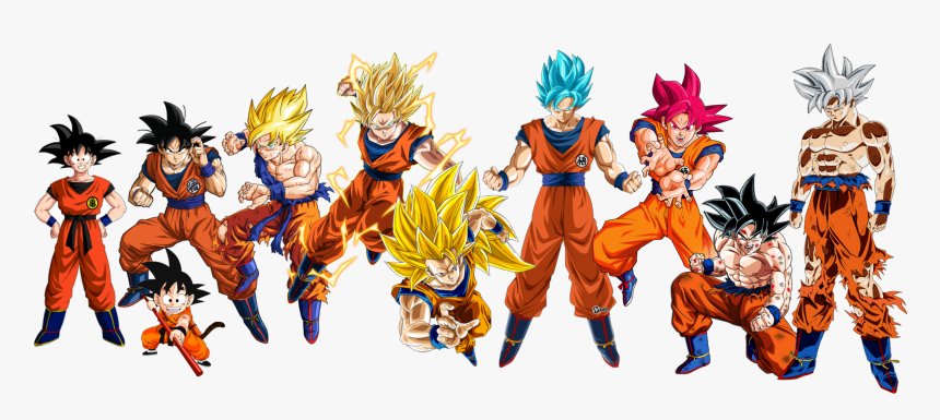 All Goku Form, HD Png Download, Free Download