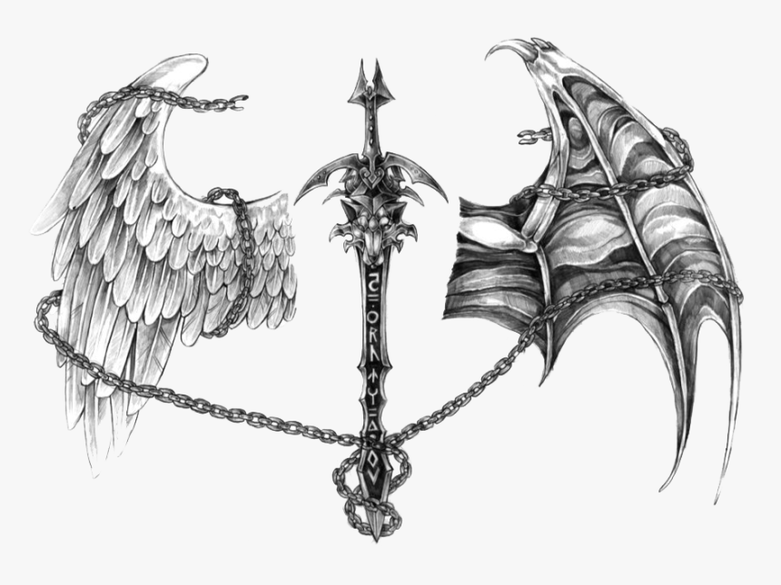 Devil Wings Tattoo Stencils - wide 8