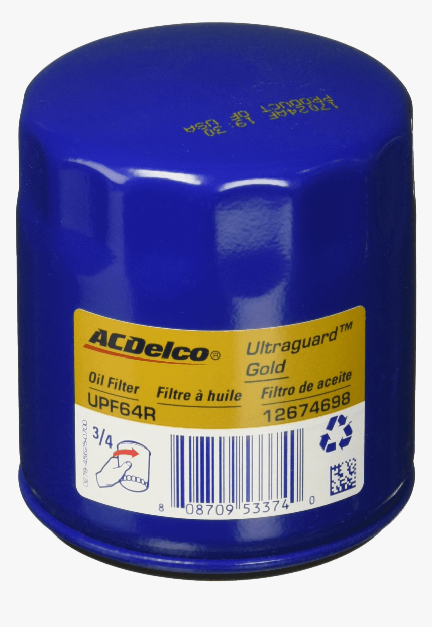 Ac Delco Ultraguard Gold Oil Filters 12674698, HD Png Download, Free Download