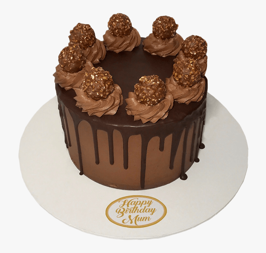 Oreo Wedding Cake Photo Ferrero Rocher Drip Cake - Ferrero Rocher Drip Cake, HD Png Download, Free Download