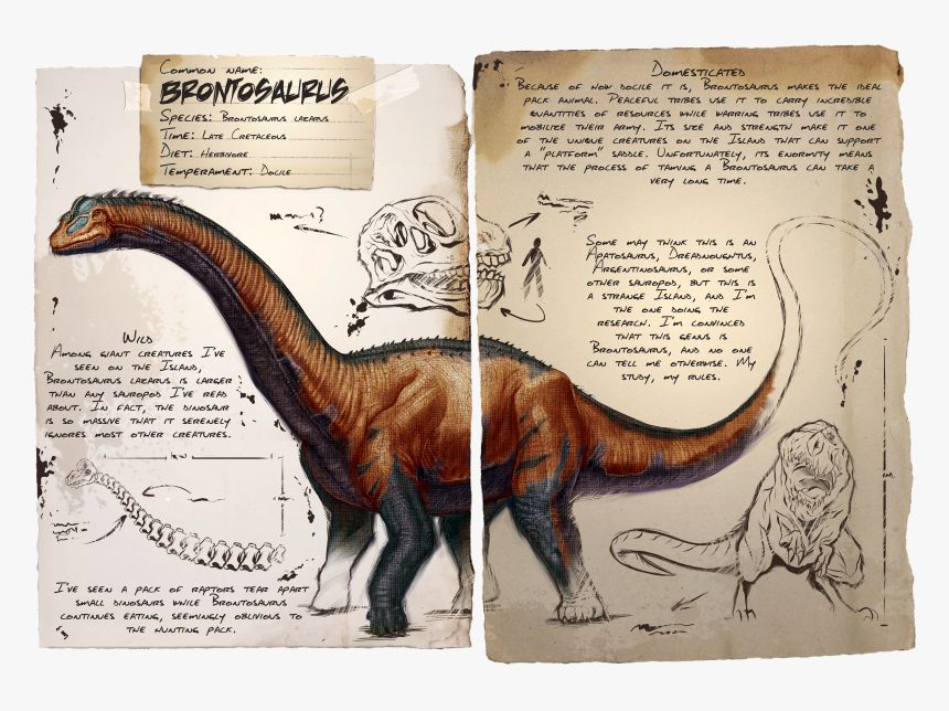 Ark Survival Evolved Brontosaurus, HD Png Download, Free Download