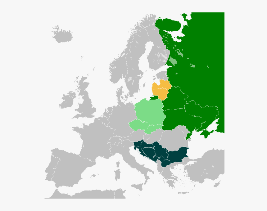Balto Slavic Countries - Balto Slavic Language Map, HD Png Download, Free Download