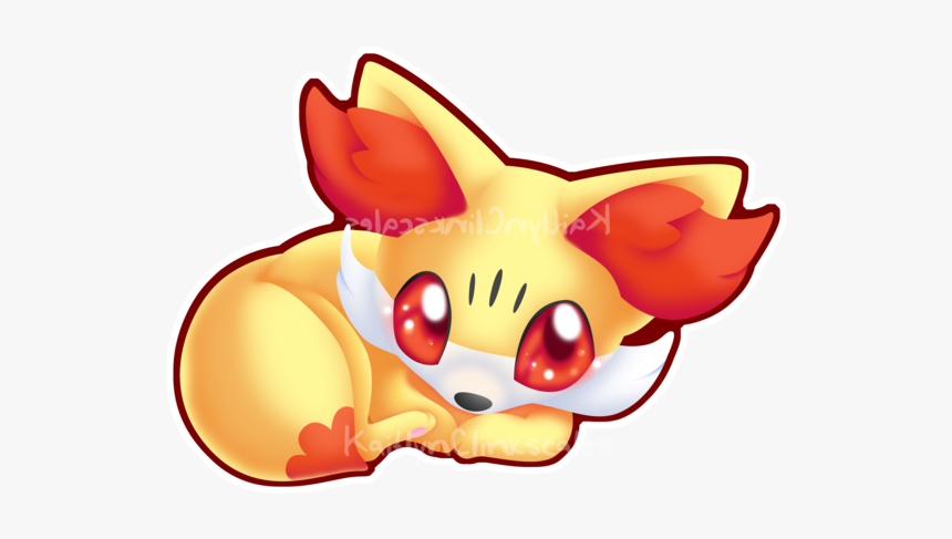 Fennekin By - Cute Pokemon Fennekin, HD Png Download, Free Download