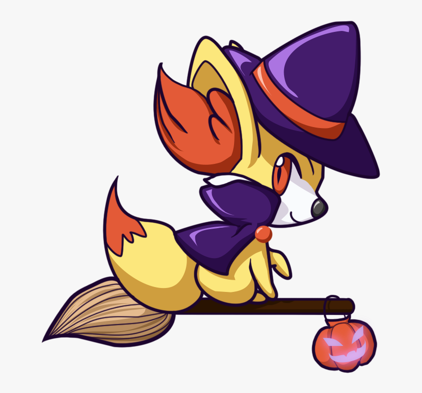 Pokemon Clipart Halloween - Pokemon Fennekin Halloween Form, HD Png Download, Free Download