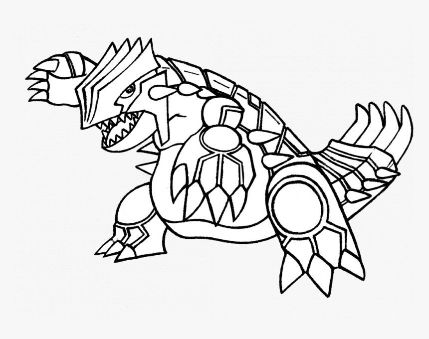 Transparent Fennekin Png - Groudon Pokemon Coloring Page, Png Download - ki...