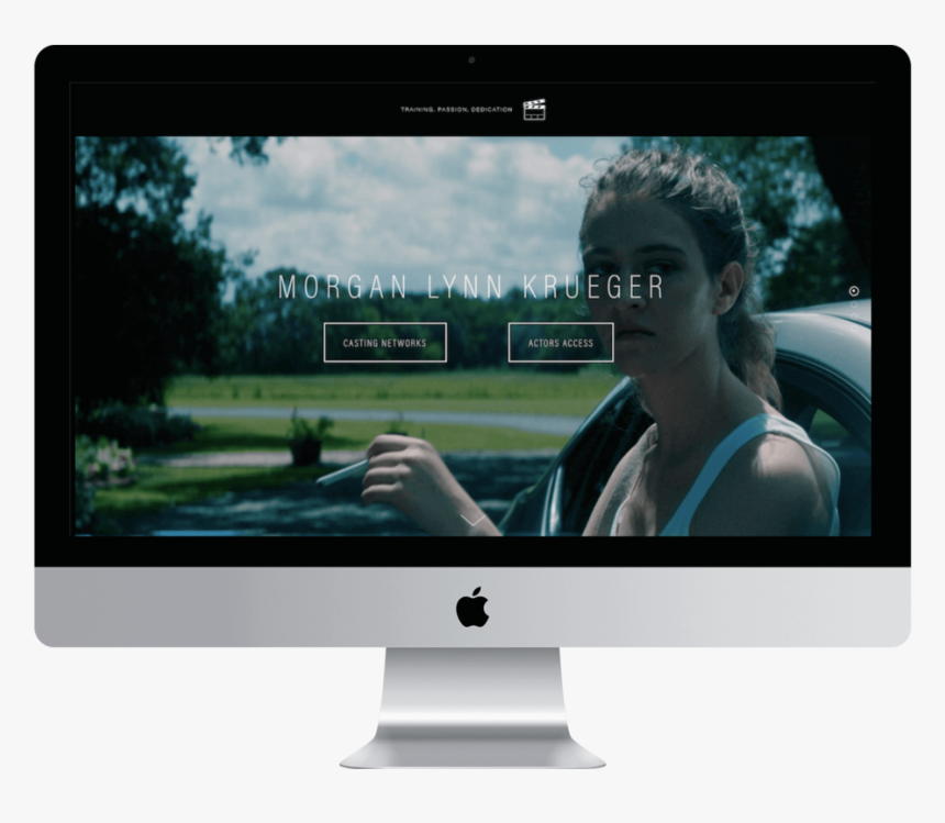 Actress Squarespace Website Design - Imac, HD Png Download, Free Download