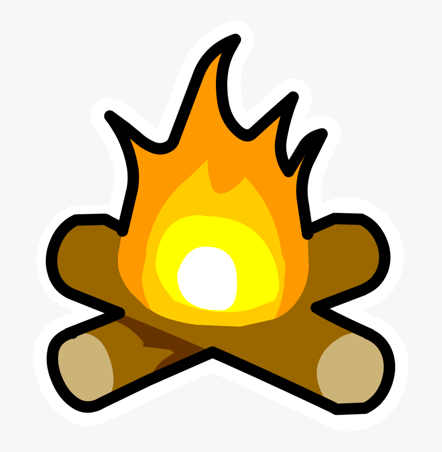 Bonfire Clipart Png - Club Penguin Transparent Campfire, Png Download, Free Download