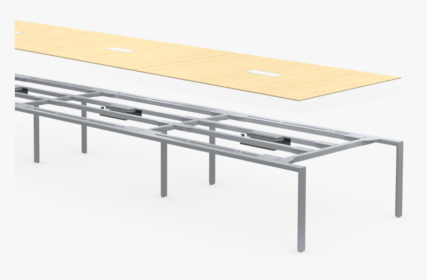 Miro Conference Table With Steel Substructure - Coffee Table, HD Png Download, Free Download