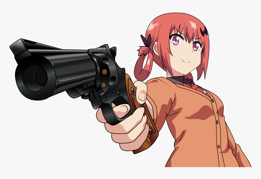 Satania With A Gun, HD Png Download, Free Download