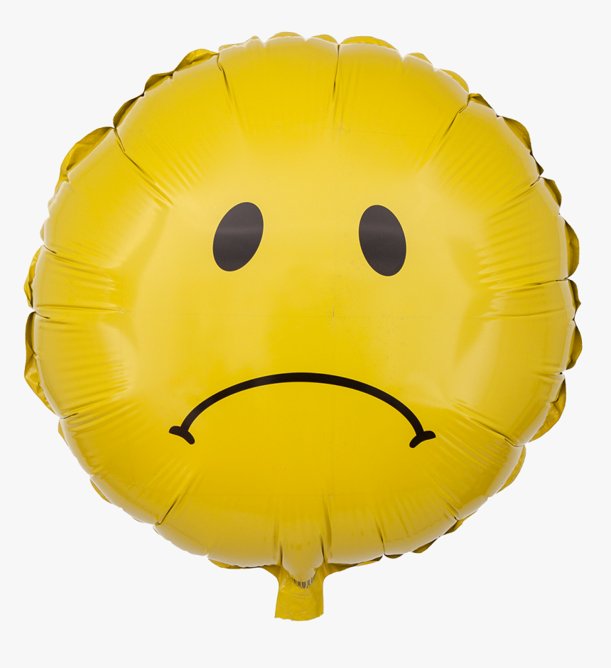 Sadness Balloon Face Smiley - Balloon With Smiley Face Png, Transparent Png, Free Download