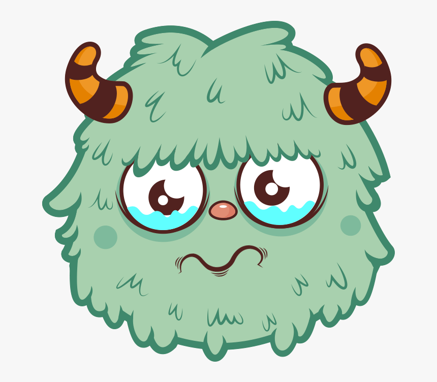 Sad Monster Clip Art - Monster Cartoon Gif Png, Transparent Png, Free Download