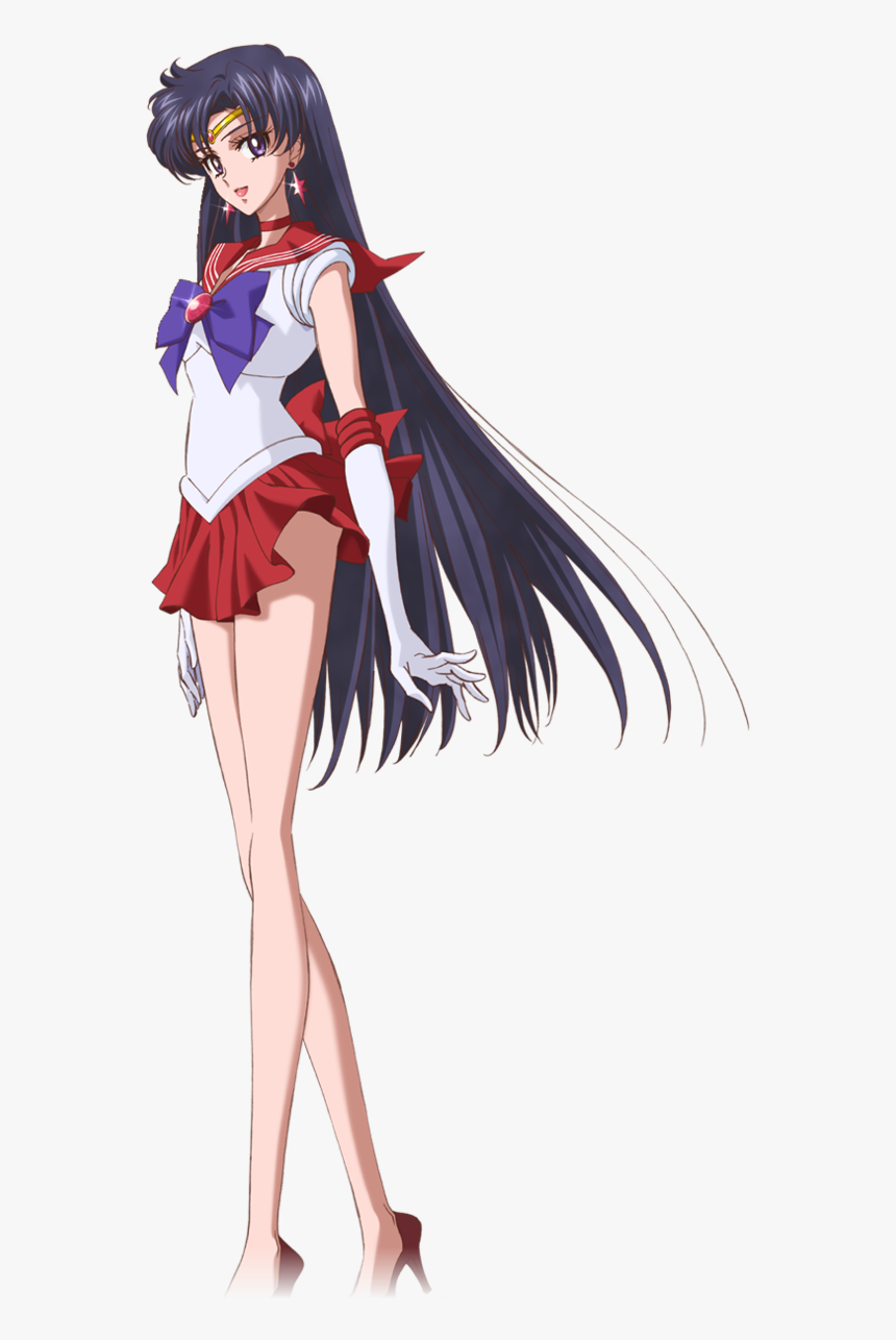 Transparent Sailor Moon Hair Png - Sailor Moon Crystal Sailor Mars, Png Download, Free Download