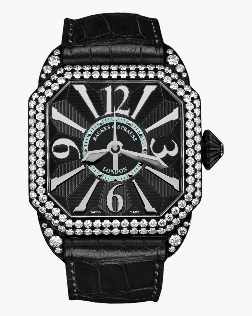 Berkeley Diamond Knight 33 Diamond Set Case Watch - Analog Watch, HD Png Download, Free Download