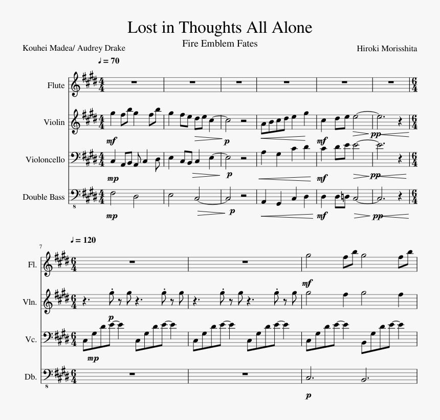 Death Of A Bachelor Violin Sheet Music, HD Png Download, Free Download