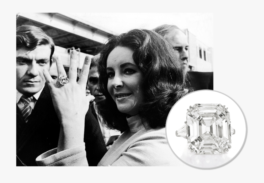 The Elizabeth Taylor Diamond, Gift From Richard Burton - Princess Margaret And Elizabeth Taylor, HD Png Download, Free Download