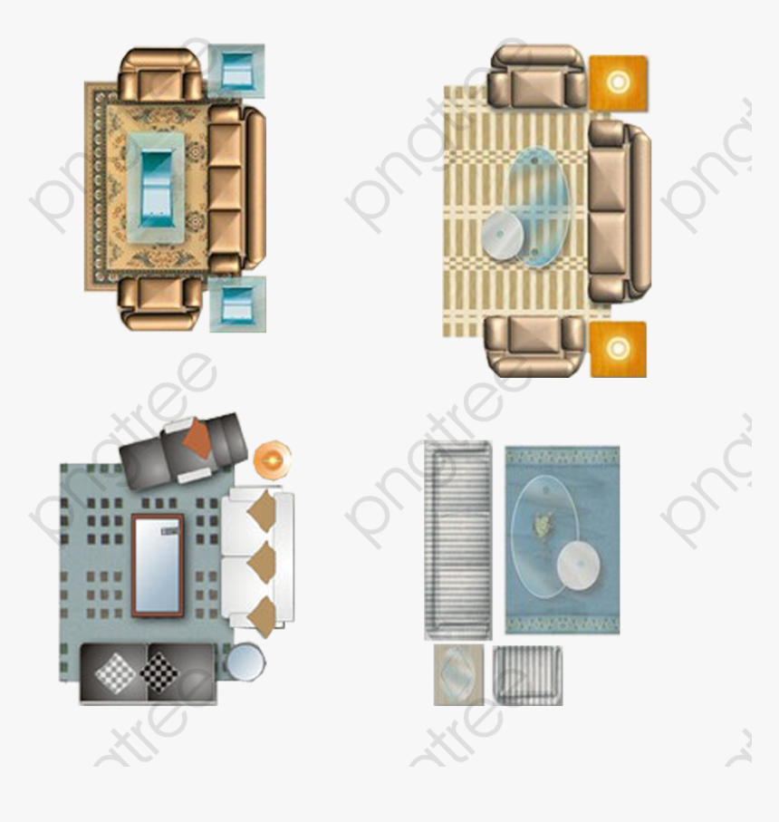 Home Plan Furniture Png , Transparent Cartoons - Living Room Plan Png, Png Download, Free Download