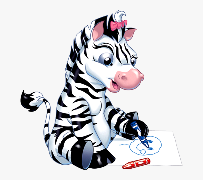 Baby Zebra Cartoon - Baby Zebra Cartoon Png, Transparent Png, Free Download