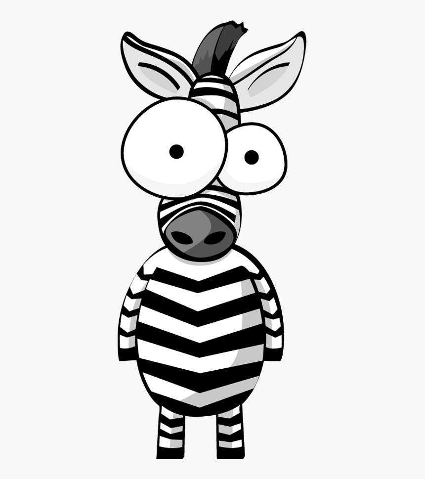 1dsp 20151227 Animal - Zebra Cartoon Big Eyes, HD Png Download, Free Download