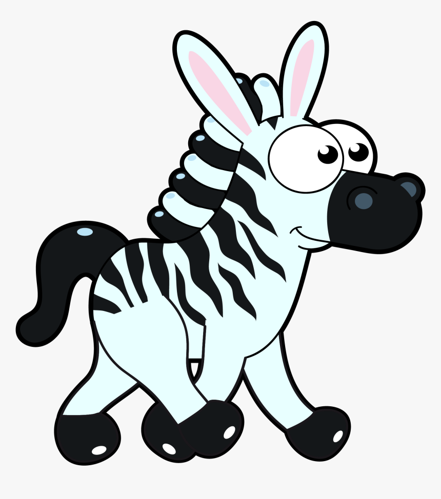 Cartoon Zebra Clipart At Getdrawings - Zebra, HD Png Download, Free Download