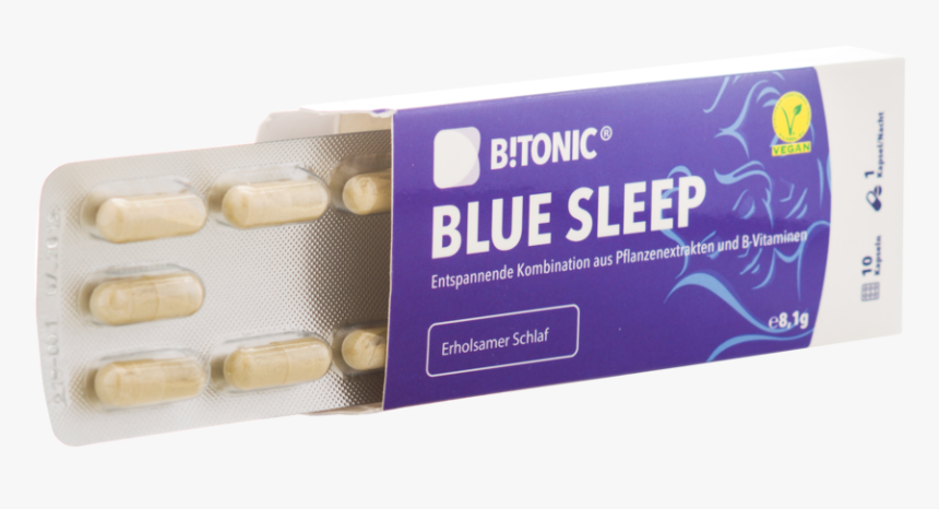 Germany B Tonic Blue Sleep Sleep Aid Pill - Chocolate Bar, HD Png Download, Free Download