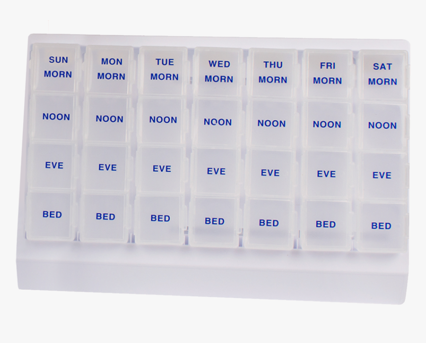 One Week Plus Today Pill Organizer - Shelf, HD Png Download, Free Download