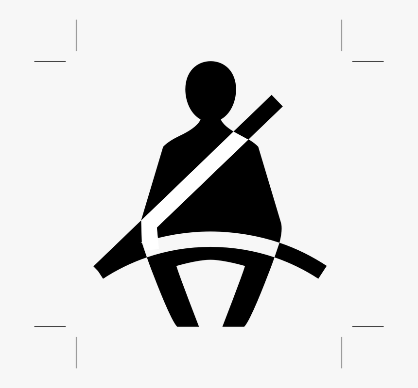 Fasten Seat Belt, Buckle Up, Belt On, Seat Belt - Seat Belt Symbol, HD Png Download, Free Download