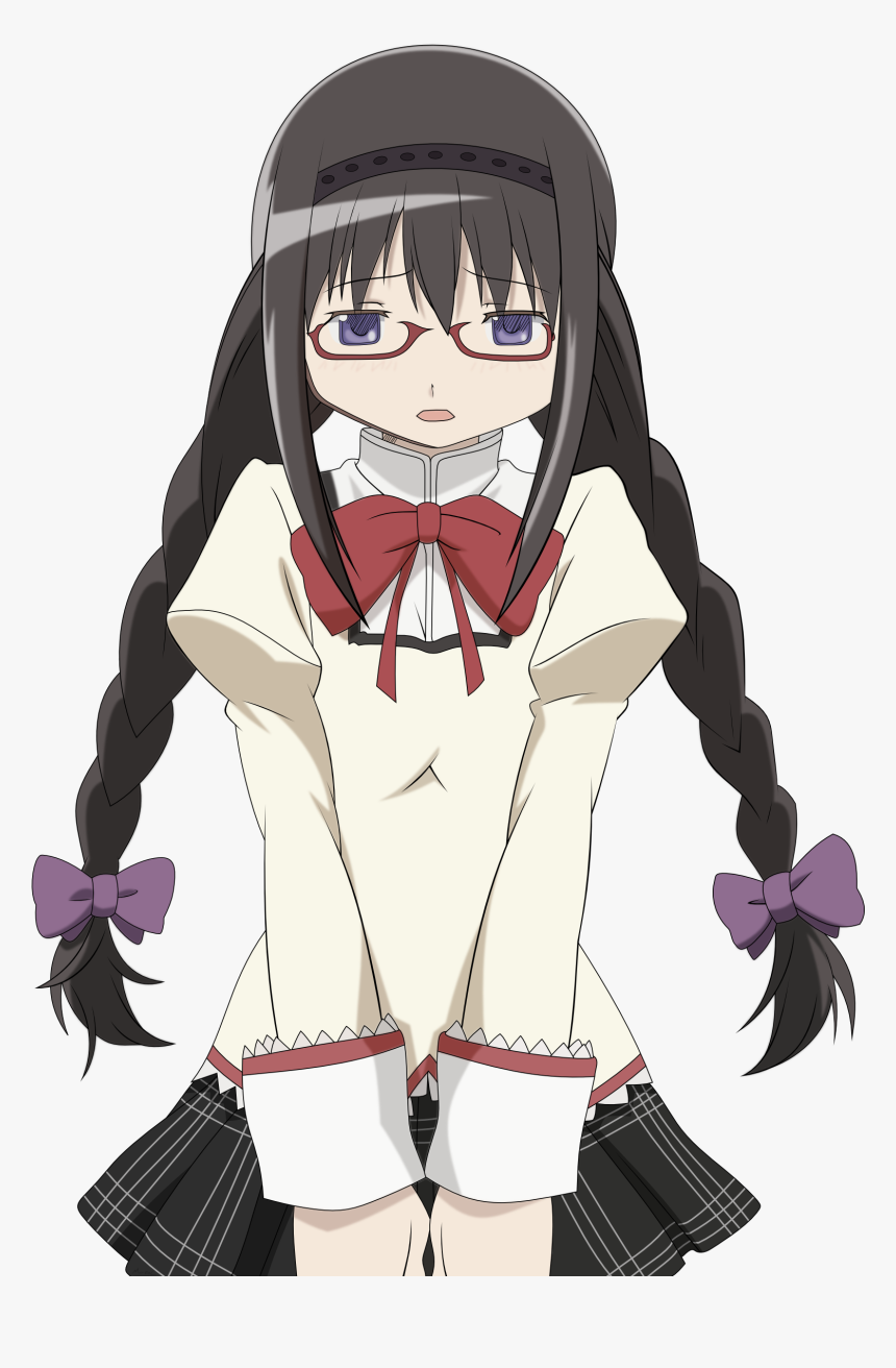 Madoka Magica Homura Glasses, HD Png Download, Free Download