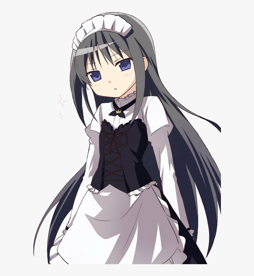 Akemi Homura Maid - Madoka Magica Homura Akemi, HD Png Download, Free Download