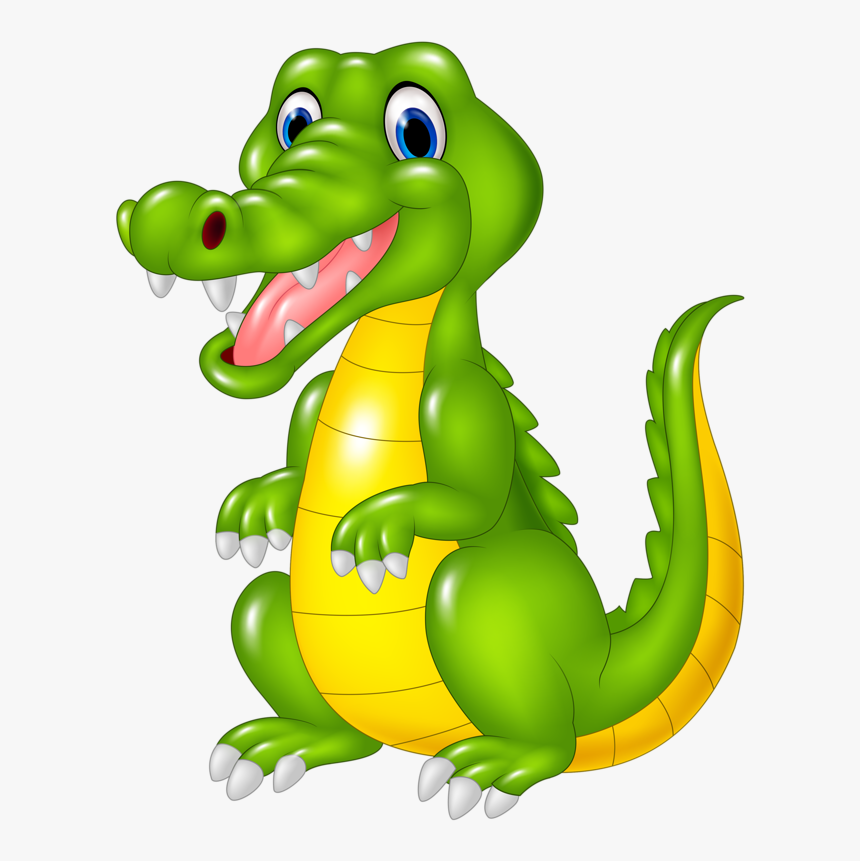 Transparent Cute Alligator Clipart - Coccodrillo Cartone Animato Immagini, HD Png Download, Free Download