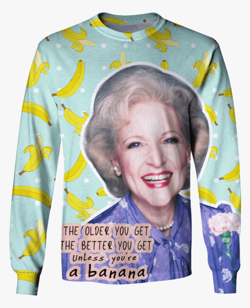 Gearhuman 3d Betty White Tshirt - Long-sleeved T-shirt, HD Png Download, Free Download