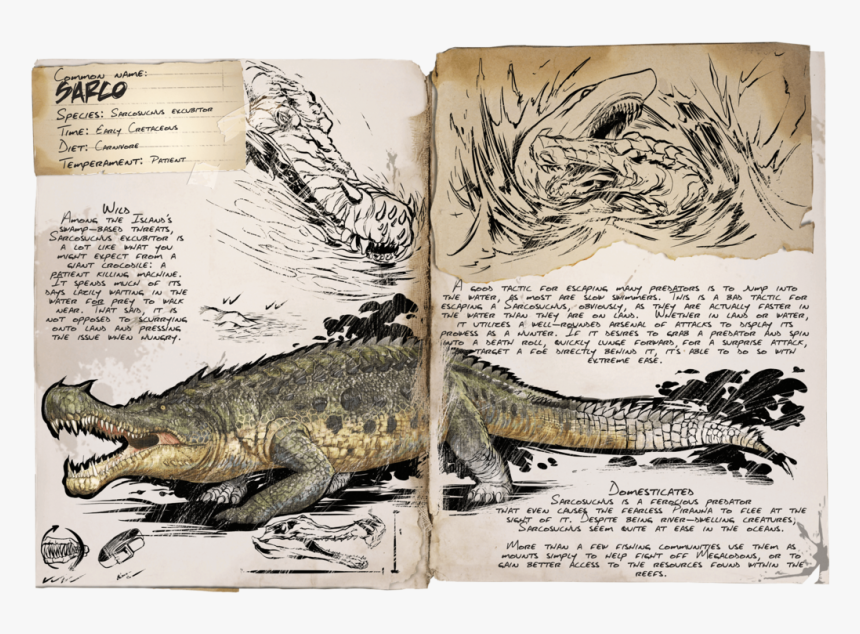 Ark Sarcosuchus, HD Png Download, Free Download