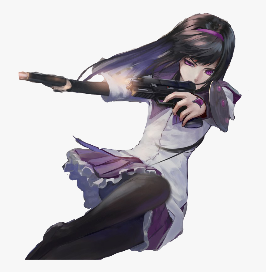 Homura Akemi Render By Me - Akemi Homura Art, HD Png Download, Free Download