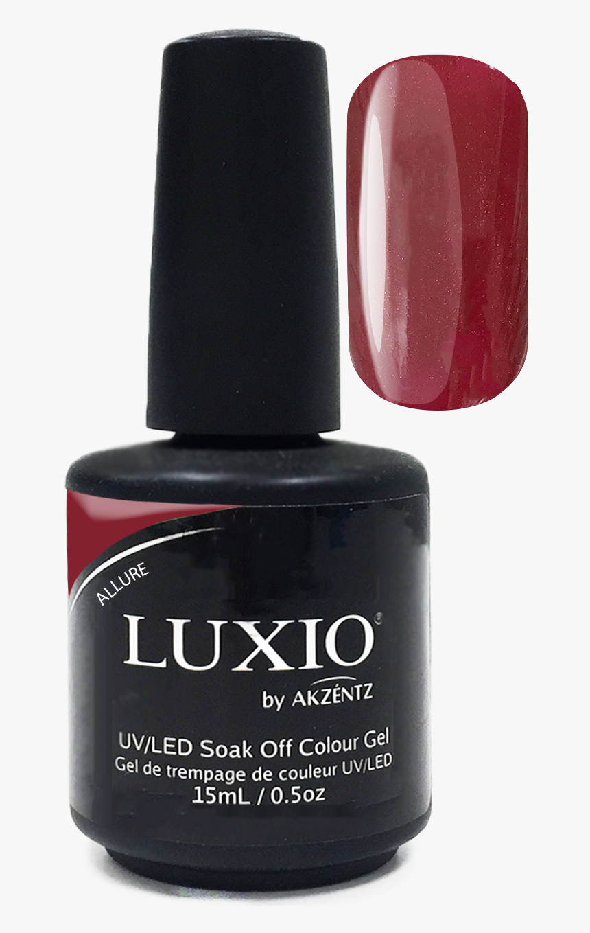 Akzentz Luxio Gel Polish Allure Red Sparkle - Akzentz Luxio - Abyss, HD Png Download, Free Download