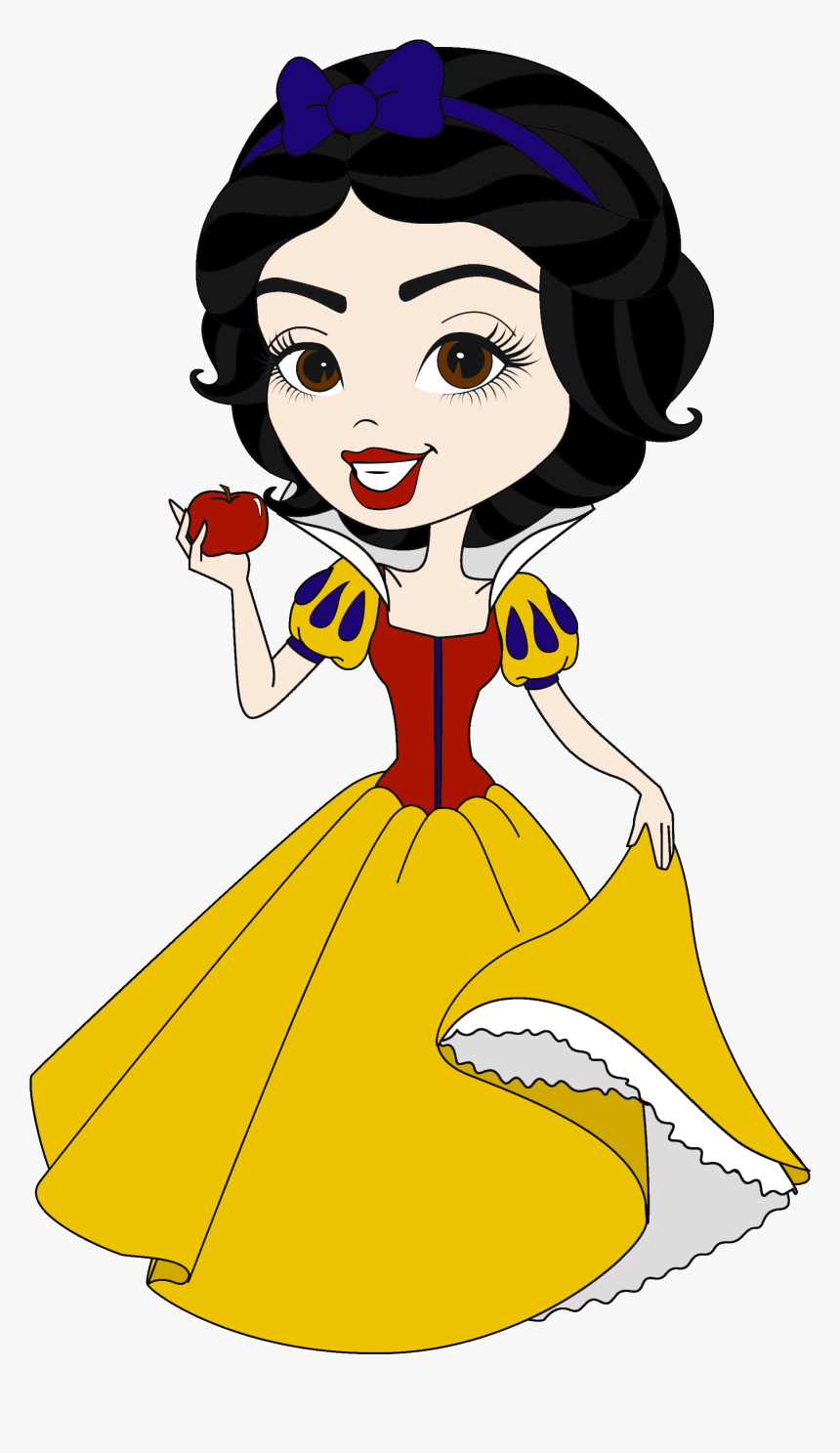 {sweet Snow White} Printables Birthday party - Cartoon, HD Png Download, Free Download